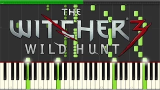 The Witcher 3 - Hunt or Be Hunted (Piano Tutorial, Synthesia)