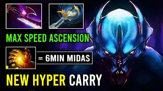 WTF 6Min Midas Brutal Hit Like a Truck Hyper Carry Nightstalker Offlane Guide Dota 2