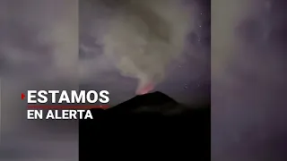 ¡EN ALERTA POR EL 'POPO' | Se intensificó la actividad del volcán Popocatépetl