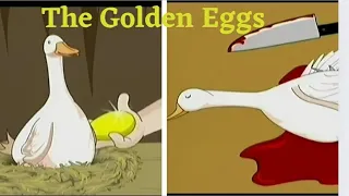 The Golden Eggs | The Goose and the Golden eggs | The golden egg story| Moral story  @kidslearning2061