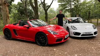 Porsche 718 Boxster Vs Porsche Cayman S 981