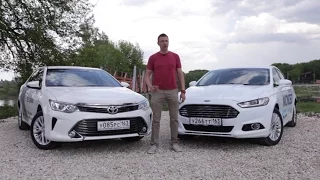 Тест-драйв Ford Mondeo против Toyota Camry (2015)