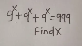 Nice Exponent Math Simplification | Find the Value Of X=?? Maths Olympiad #mamtamaam