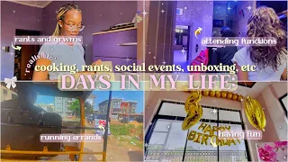 VLOG #13: Days in My Life: Cooking, Events, Unboxing, GRWM, and More