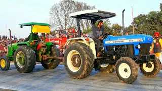 John deere 5050D vs New Holland 3630 tractor tochan in Haryana mustfabad
