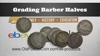 Grading Barber Halves - What to Look for in Grading Barber Half Dollars - About Good to Very Good