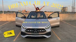 How I Saved $70K for my Dream Car| 2023 Mercedes Benz GLA 250 + Car review + Questions