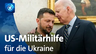 Selenskyj bei Biden: Weitere US-Militärhilfe für die Ukraine