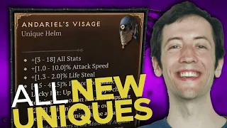 Diablo 4 - NEW Uniques and Legendary Aspects RATED!