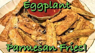 How To Make Eggplant Parmesan Fries! | M.J.'s Kitchen