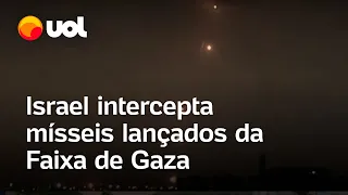 Guerra Israel x Hamas: Sistema ‘Domo de Ferro’ intercepta mísseis lançados da Faixa de Gaza; veja