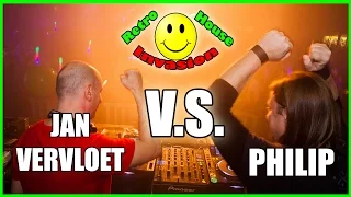 Philip from illusion versus Jan vervloet from bonzai at retro house invasion