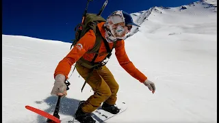 Solo Split-boarding on Mount Shasta