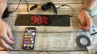 GOTUS Scrolling Texts Led Light Sign for Car, Interesting toy but