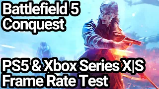 Battlefield 5 PS5 and Xbox Series X|S Frame Rate Test (FPS Boost | Backwards Compatibility)