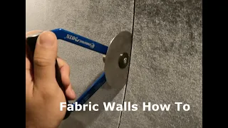 How To Tuck And Stretch Fabric Using Fabricmate Fabric Track System For Acoustic Walls