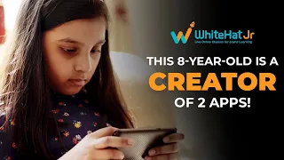 WhiteHat Jr | Two utility apps created by our student Aaradhya | Coding