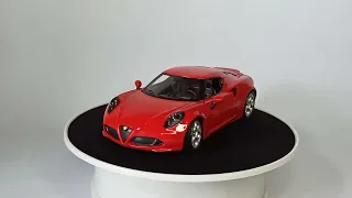 Alfa Romeo 4C Модель автомобиля 1:24 Красный