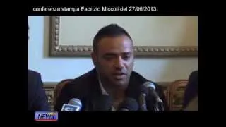 Palermo Calcio. Il pianto e le scuse di Fabrizio Miccoli in Conferenza Stampa