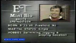 Bruce Springsteen Interview "Entertainment Tonight" - 1984
