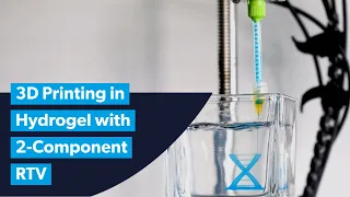 3D Printing in Hydrogel with 2-Component RTV