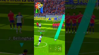 Efootball 23 Free Kick Challenge 🤩 | #pes #efootball #shorts