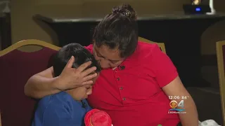 Emotion Reunion For Mother, Son