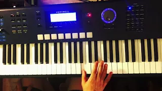 How to play the piano solo from Scene from and Italian Restaurant