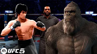 PS 5 | Bruce Lee vs. Warrior Tribe Gorilla (EA Sports UFC 5)