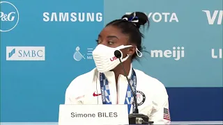 Simon Biles Talks Mental Health After Winning Bronze Medal