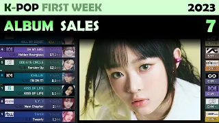 Top 10 First Week K-POP Album Sales ( released in 2023. 7 )