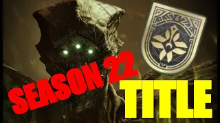 How to Complete the Season 22 Title "HARUSPEX" in Destiny 2 Season of the Witch!!! What we know.