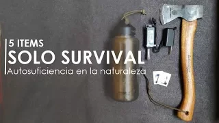 Qué se necesita para sobrevivir solo en la naturaleza | Solo survival 5 items