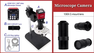 best selling from aliexpress gadgets 2021 Microscope Camera Set HDMI VGA