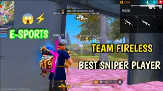 Best Sniper Player | Best Esports Sniper Player | Team Fireless 🔥 #freefire #viral #gameplay #video