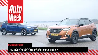 Peugeot 2008 vs. Seat Arona - AutoWeek Dubbeltest - English subtitles