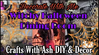 Decorate With Me- Spooky Halloween Dining Room