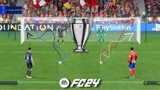 FC 24 | Inter Vs Atlético de Madrid | UCL final 23/24 | Penalty Shootout | Martinez VS Griezmann