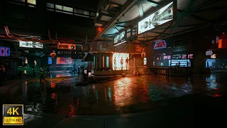 [4K] Walking around Jig-Jig Street 👄 | Night City, Cyberpunk 2077 | Reshade | First Person | ASMR