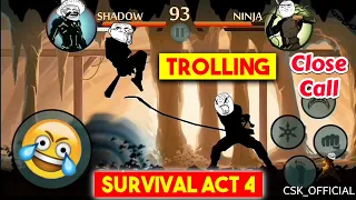 Trolling Survival Act 4 | CSK OFFICIAL | Shadow Fight 2