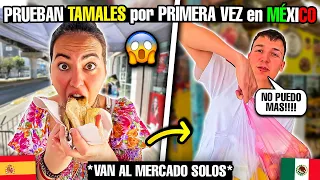 🇪🇸MIS SOBRINOS PRUEBAN TAMALES y GUAJOLOTAS 😱 POR PRIMERA VEZ en MÉXICO 🇲🇽 *¿les habrán gustado?*