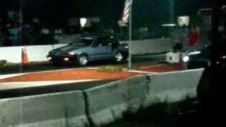 Drag racing toyota corolla turbo 3tc vs nissan GTR