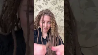 Renate is ready for another Locks of Love set 🤎🤩 #dreadlocks #dreads #syntheticdreads