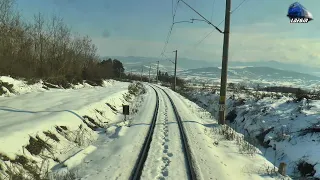 Train RearView Deda-Monor Gledin-Sărățel-Beclean pe Someș-Dej Călători - 11 February 2022