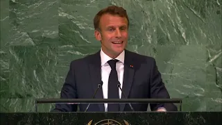Discours du Président Emmanuel Macron à l'Assemblée générale des Nations unies 2022