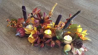 Dollar Tree Fall DIY| Thanksgiving DIY Decor| Fall Decor DIY|DIY Floral arrangement