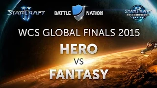 WCS Global Finals 2015: Ro16, herO vs FanTaSy (комментирует Alex007)