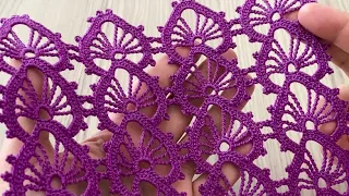 THE MOST TREND and BEAUTIFUL Crochet Runner, Shawl, Sweater, Scarf Pattern Tutorial