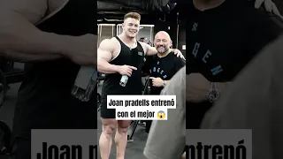 Joan Pradells entrenó con el mejor del mundo #gym #fitness #bodybuilding #mrolympia #powerlifting