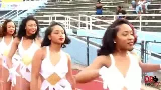 Southern University Dancing Dolls vs Alabama State Stingettes (Full Game) 2016